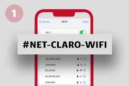 passo 1 para acessar rede net claro wifi