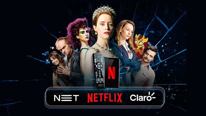 Assinaturas do Globoplay e Netflix inclusas